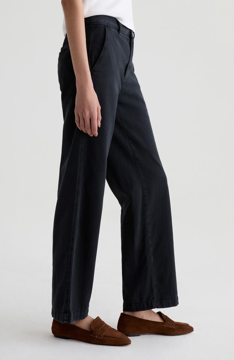 AG Fairfax Ankle Straight Leg Jeans, Alternate, color, Sulfur Black