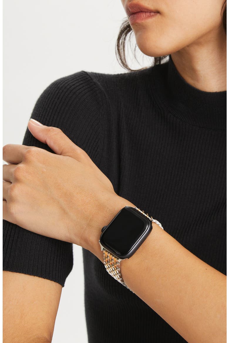 The Eleanor 20mm Apple Watch® Bracelet Watchband, Alternate, color, NO COLOR