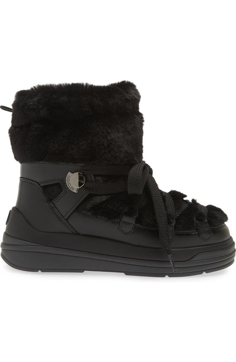 Moncler Insolux Faux Fur Trim Snow Boot, Alternate, color,