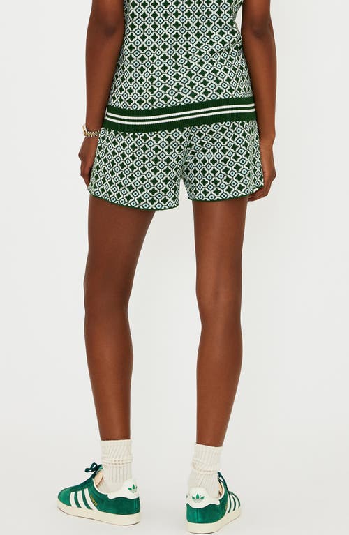Beach Riot Balboa Jacquard Shorts In Green