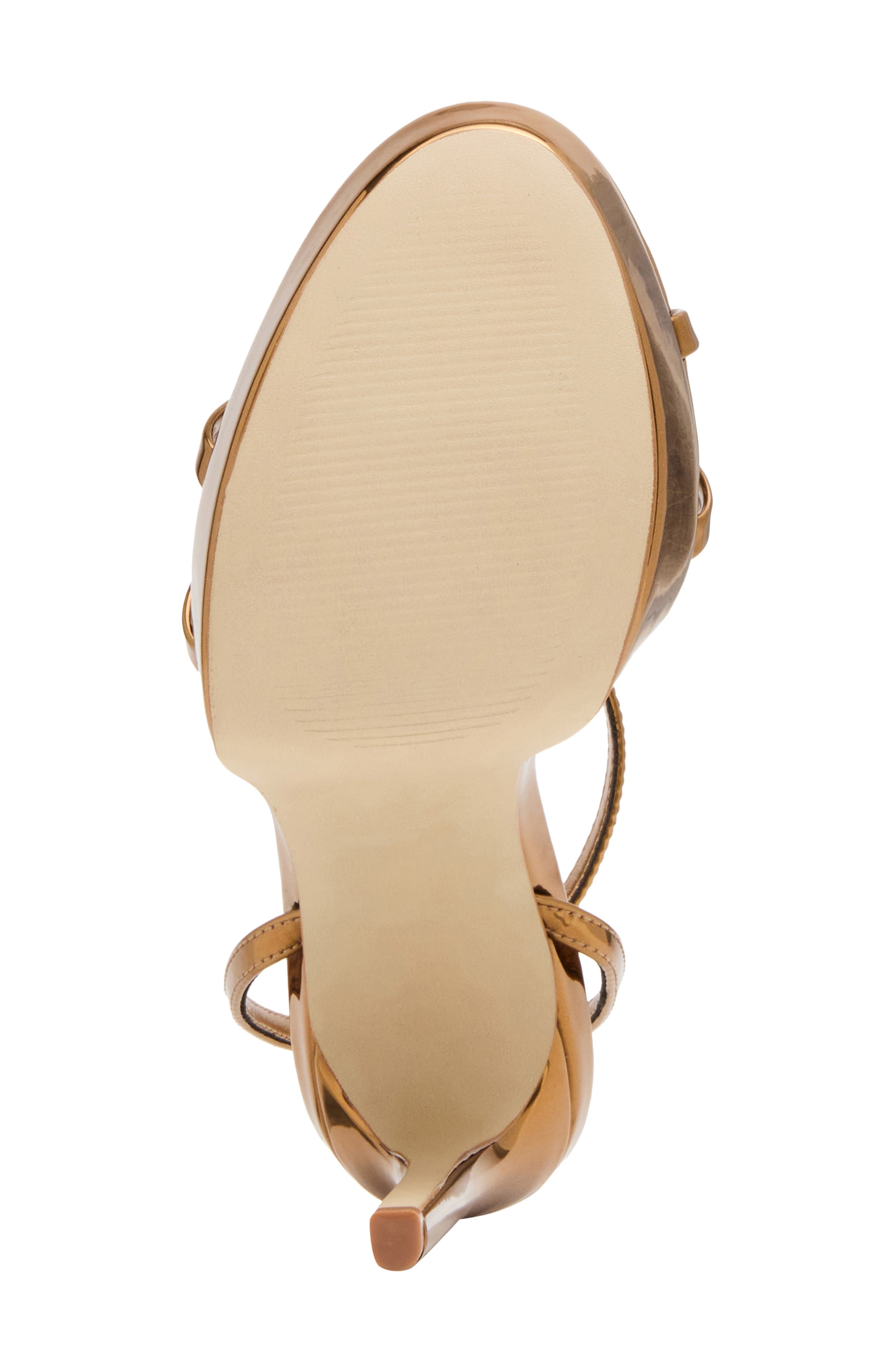 Juni Ankle Strap Platform Stiletto Sandal, Alternate, color, BRONZE