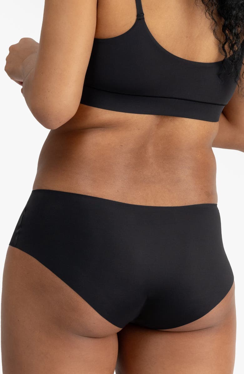 Uwila Warrior Soft Seamless Briefs, Alternate, color, Tap Shoe Black