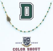 Color Shout Dartmouth University Side Necklace