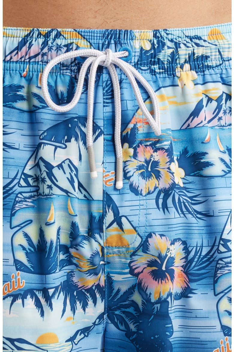 Naples Ocean Echos Swim Trunks, Alternate, color, POOL TILE