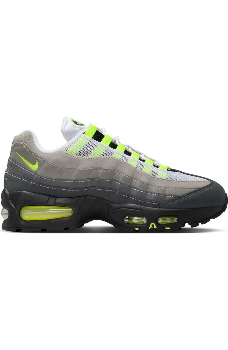 Nike Air Max 95 Sneaker, Alternate, color, Black/ Neon Yellow/ Anthracite