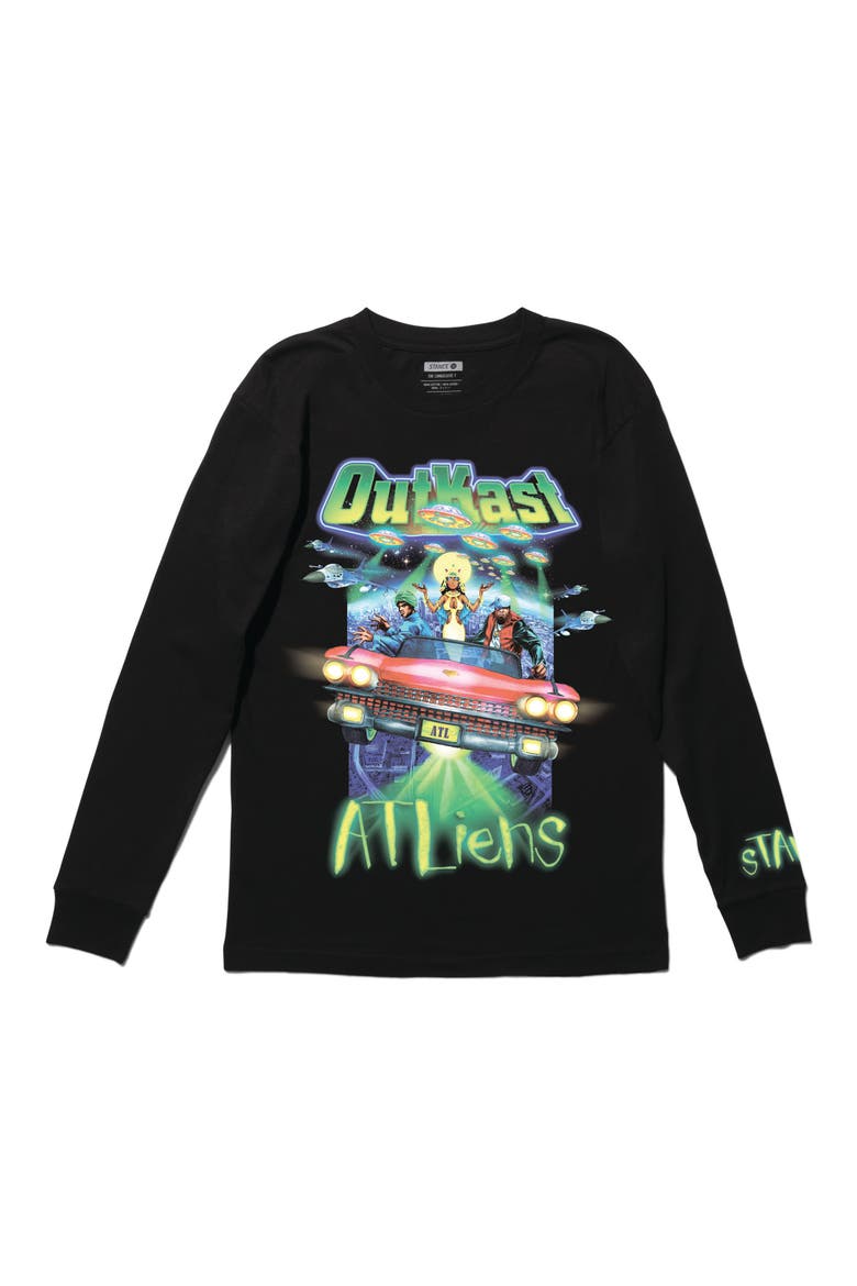 Outkast Cotton Graphic T-Shirt, Alternate, color, BLACK