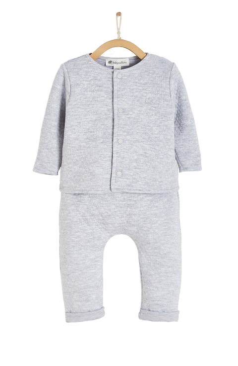 Premium Peruvian Pima Cotton Matelasse 2 Piece Set for Infant