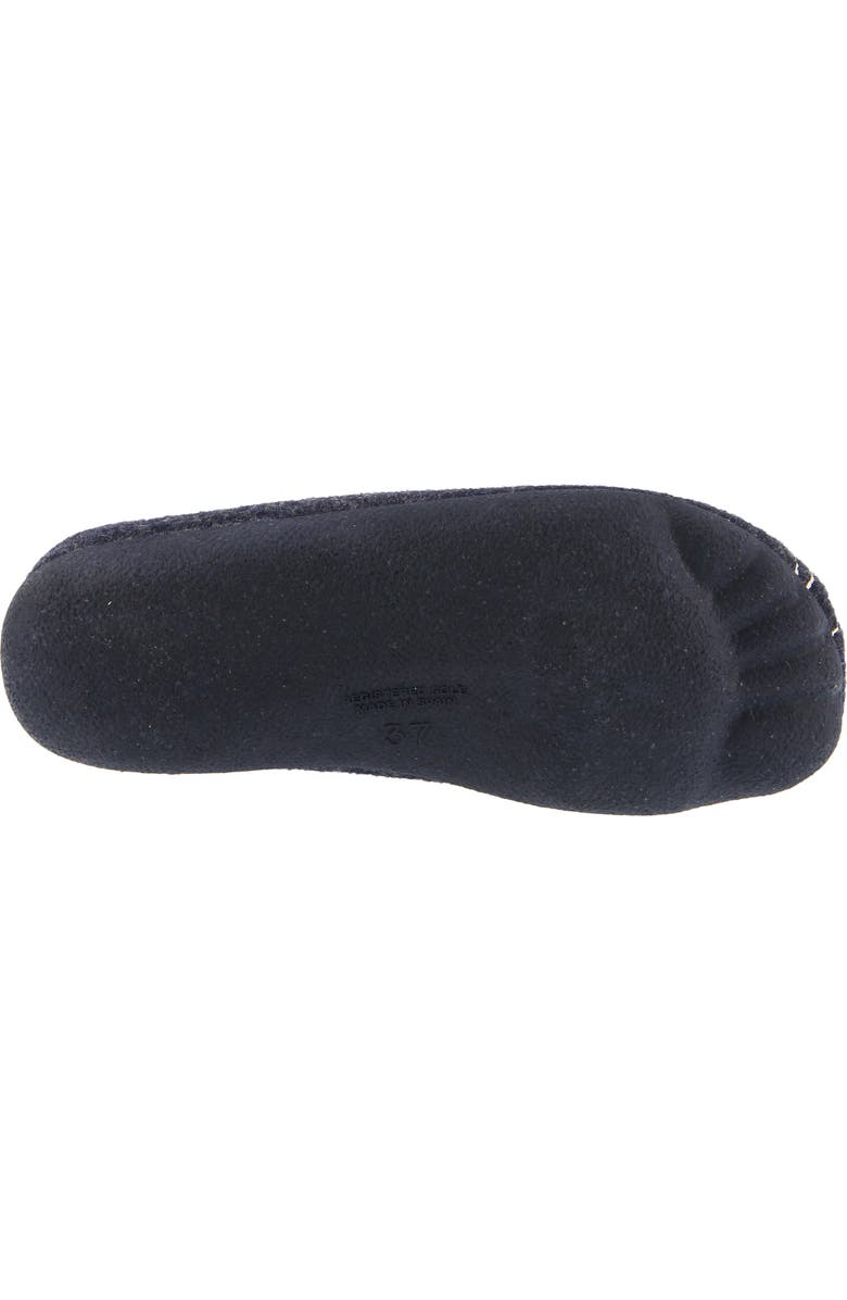 Flexus by Spring Step Wildflower Scuff Slipper, Alternate, color, Navy