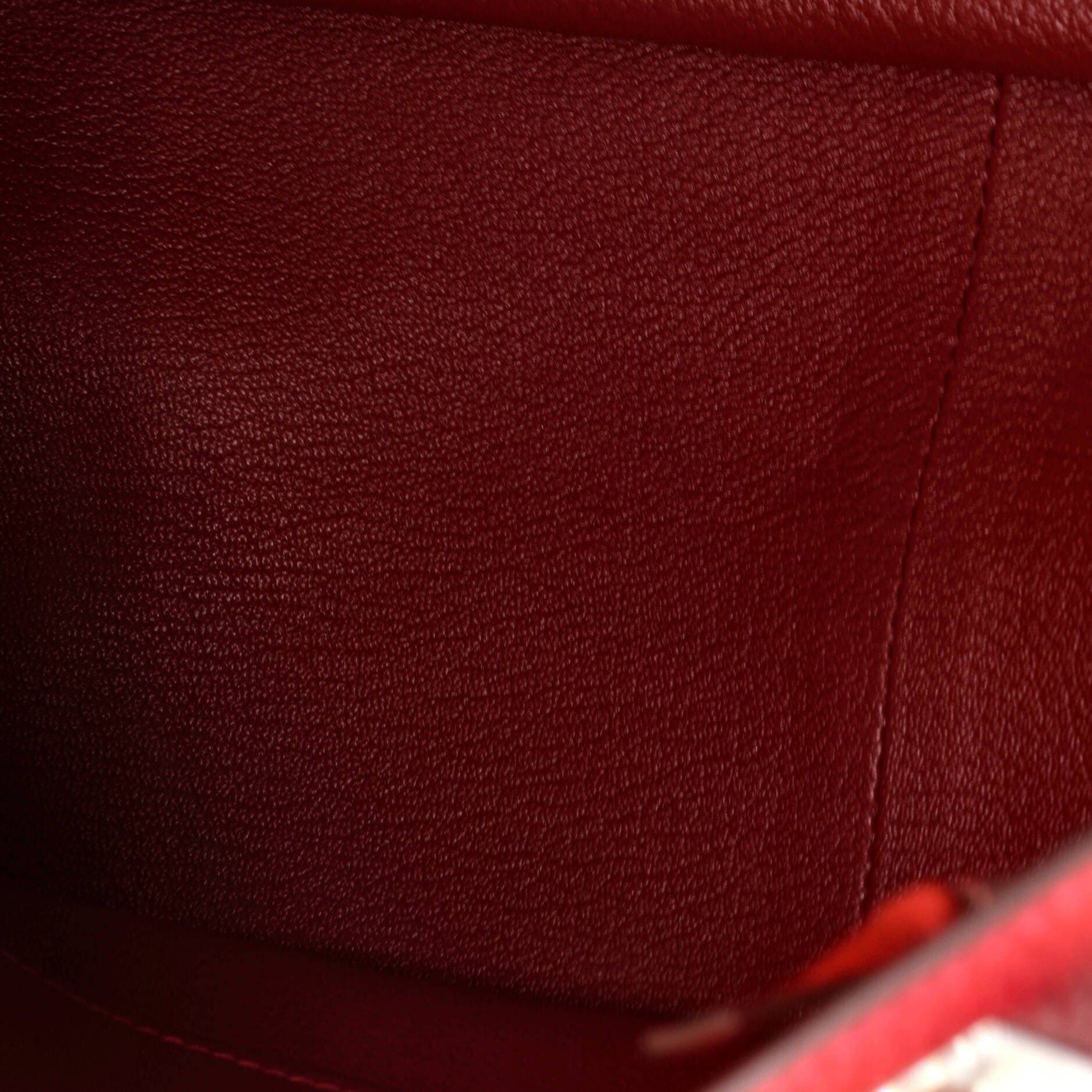 Pre-Owned Hermes Jypsiere Bag Clemence 31, Alternate, color, Rouge Casaque