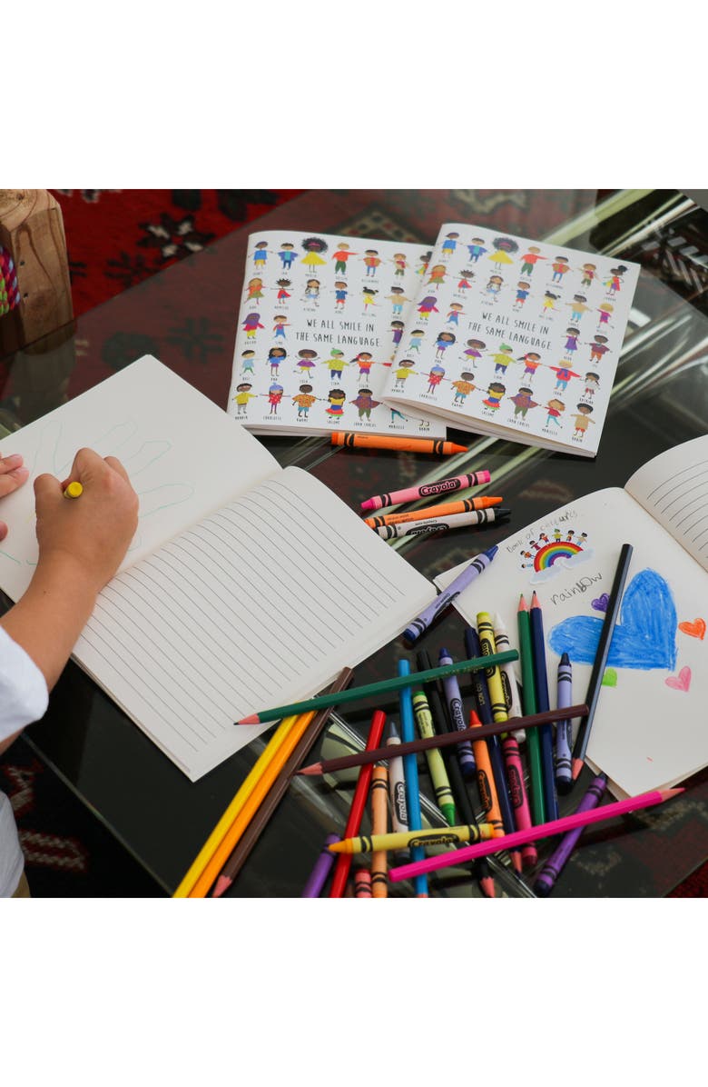 Worldwide Buddies 'We All Smile In The Same Language' Notebook, Alternate, color, 