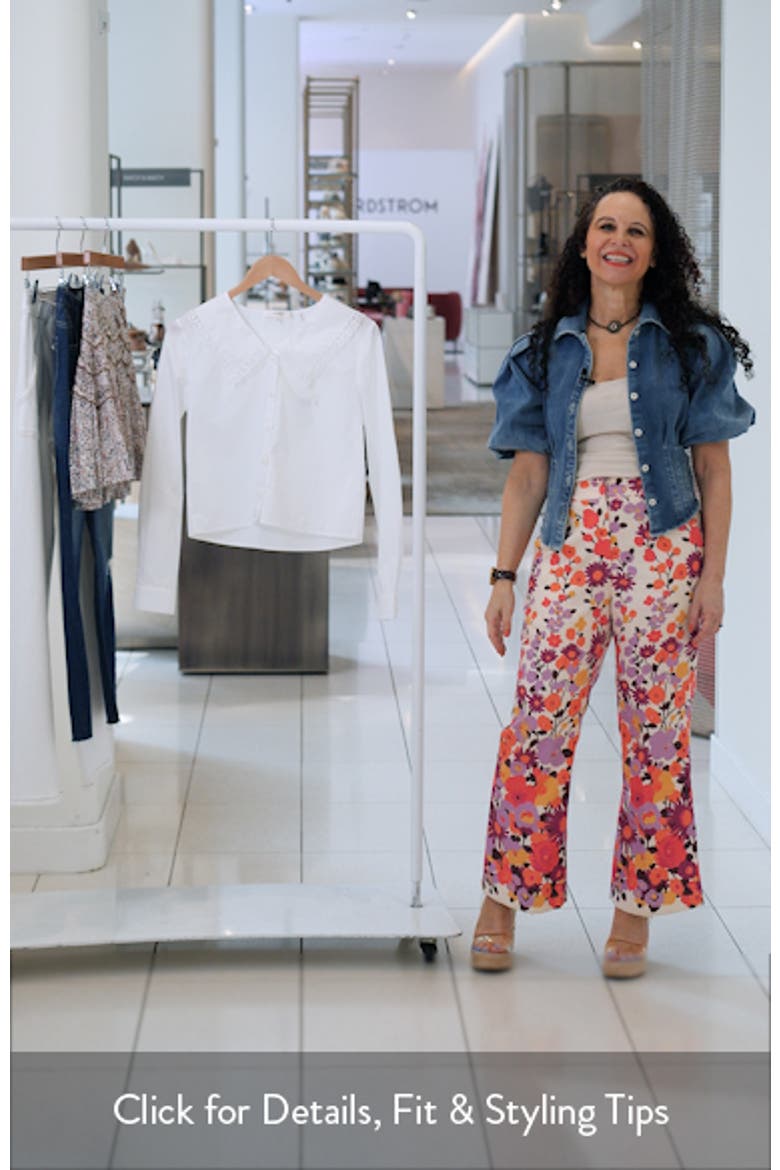 The Charm Sailor Collar Cotton Poplin Button-Up Shirt video