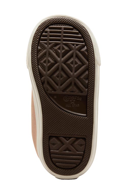 Shop Converse Kids' Chuck Taylor® All Star® One Strap Sneaker In Warm Quarry/egret/black