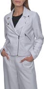 DKNY Crinkle Moto Jacket