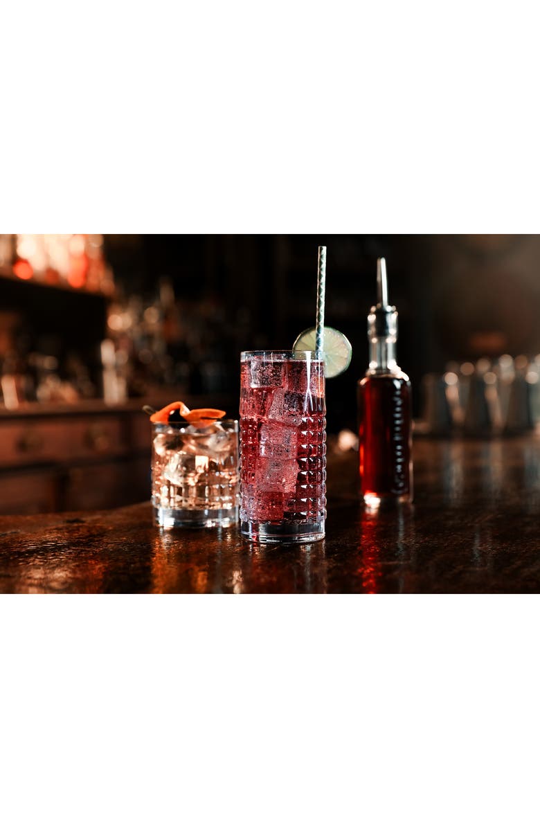 Luigi Bormioli Mixology Charme Set of 4 Double Old Fashioned Glasses, Alternate, color,