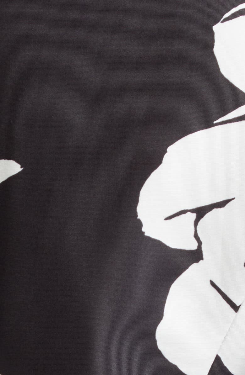 Carolina Herrera Floral Print Minidress, Alternate, color, 