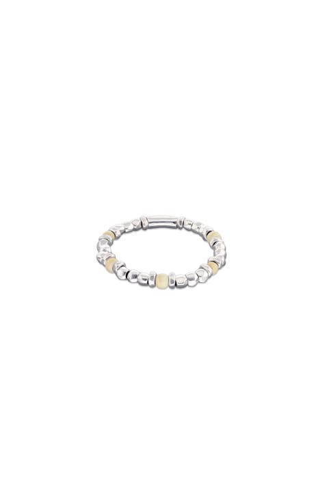 Bracelet with Murano Glass Marfil Beads