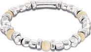 UNODE50 Bracelet with Murano Glass Marfil Beads