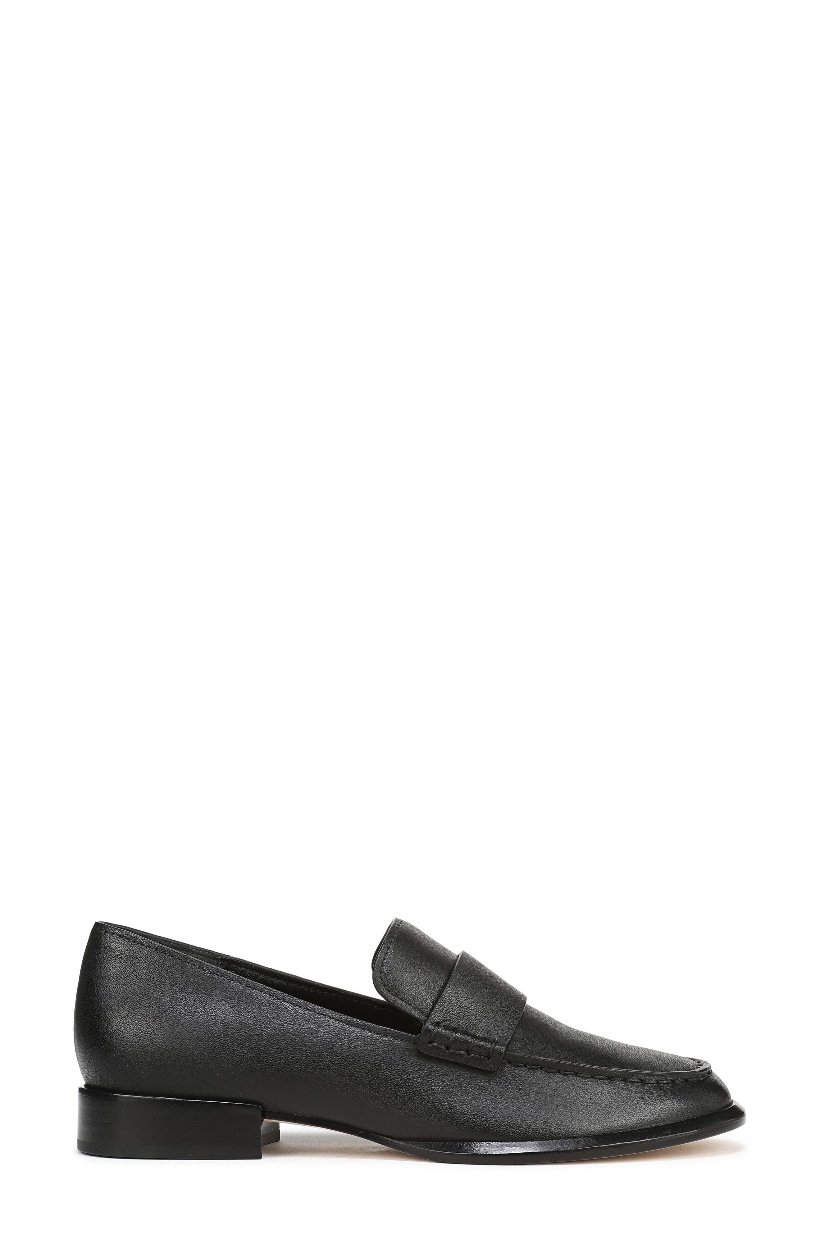Vince Nelli Leather Loafer, Alternate, color, Black