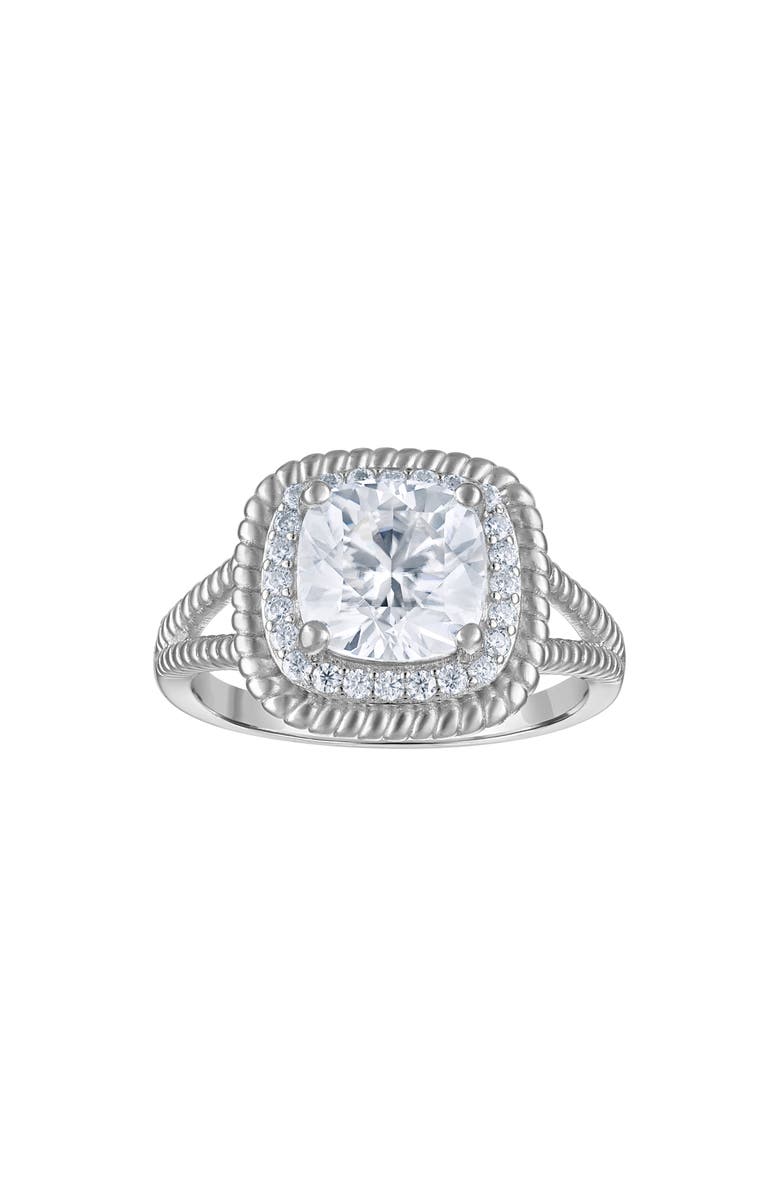 FZN Moissanite Ring, Main, color, Silver