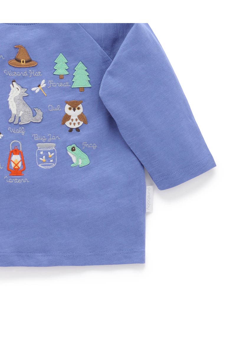 Magic Forest Long Sleeve Tee, Alternate, color, Saphire