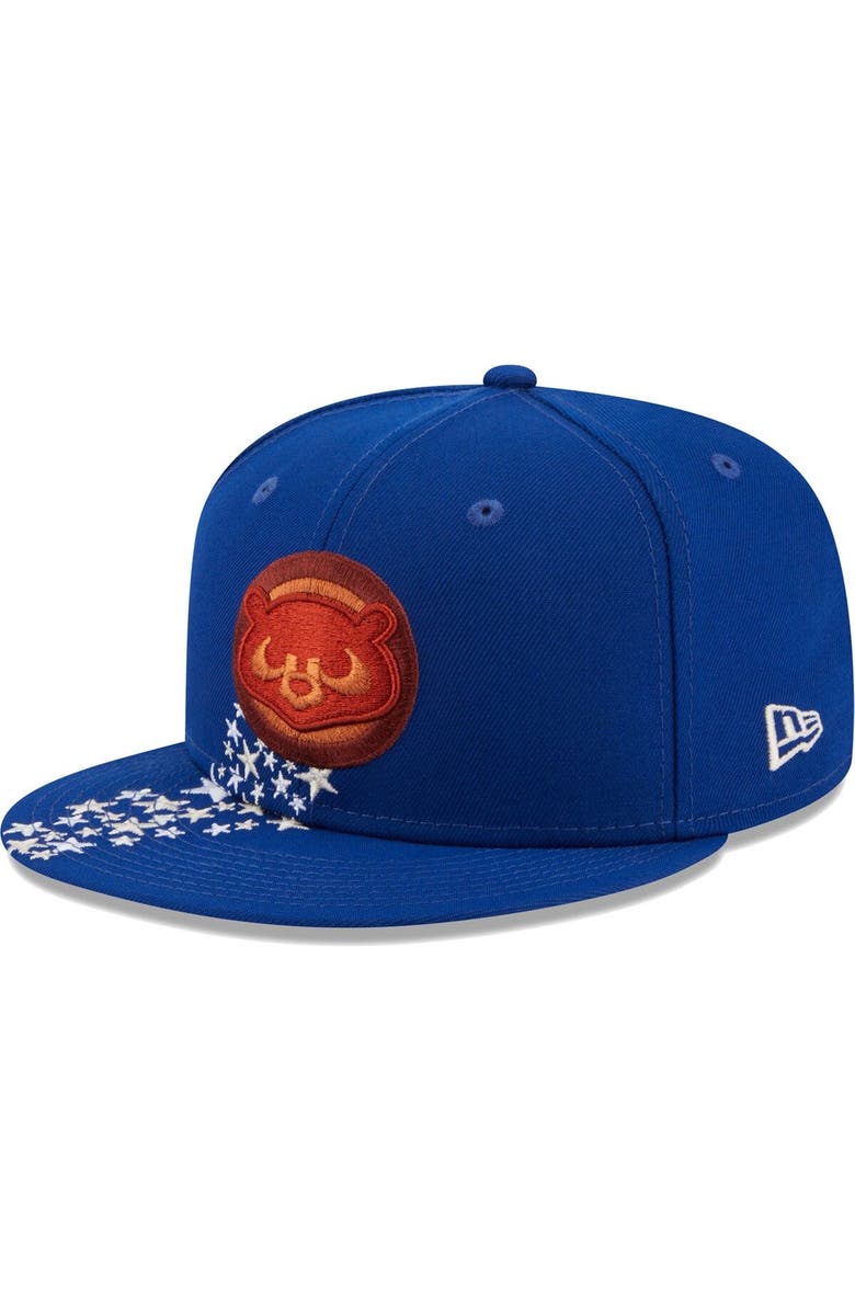 New Era Men's New Era Royal Chicago Cubs Meteor 59FIFTY Fitted Hat, Main, color, Royal