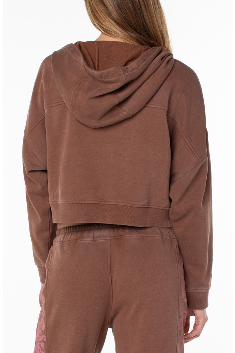 Tropical Trails Full Zip Hoodie, Alternate, color, TIRAMISU
