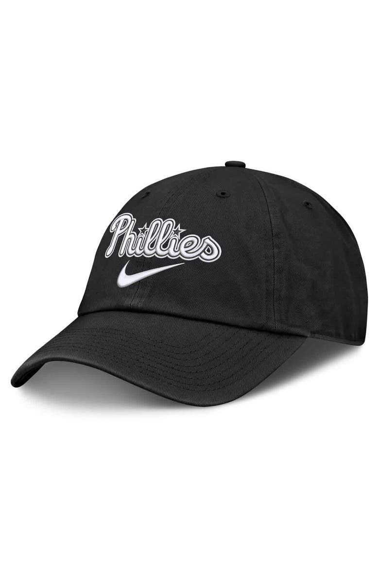 Men's Nike  Black Philadelphia Phillies Primetime Club Adjustable Hat, Main, color, Black