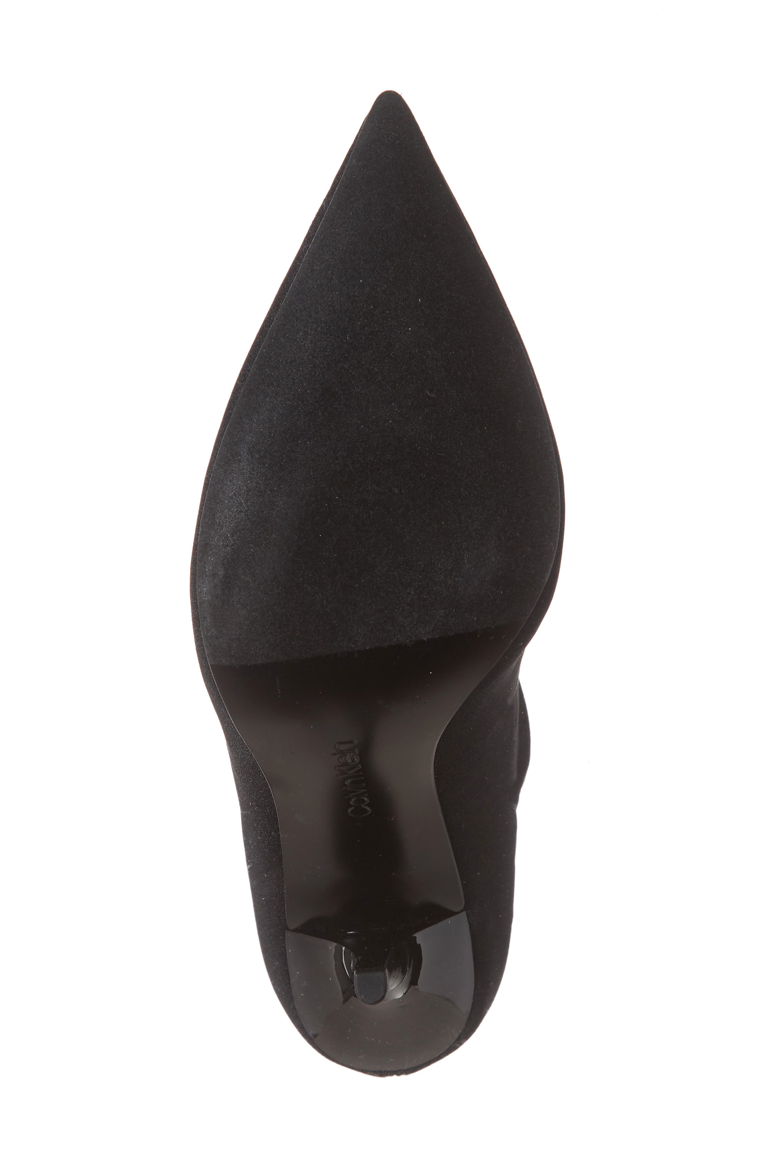 Mada Stretch Bootie, Alternate, color, BLACK FABRIC