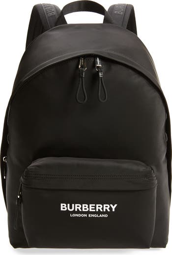 Burberry Logo Print Nylon Backpack | Nordstrom