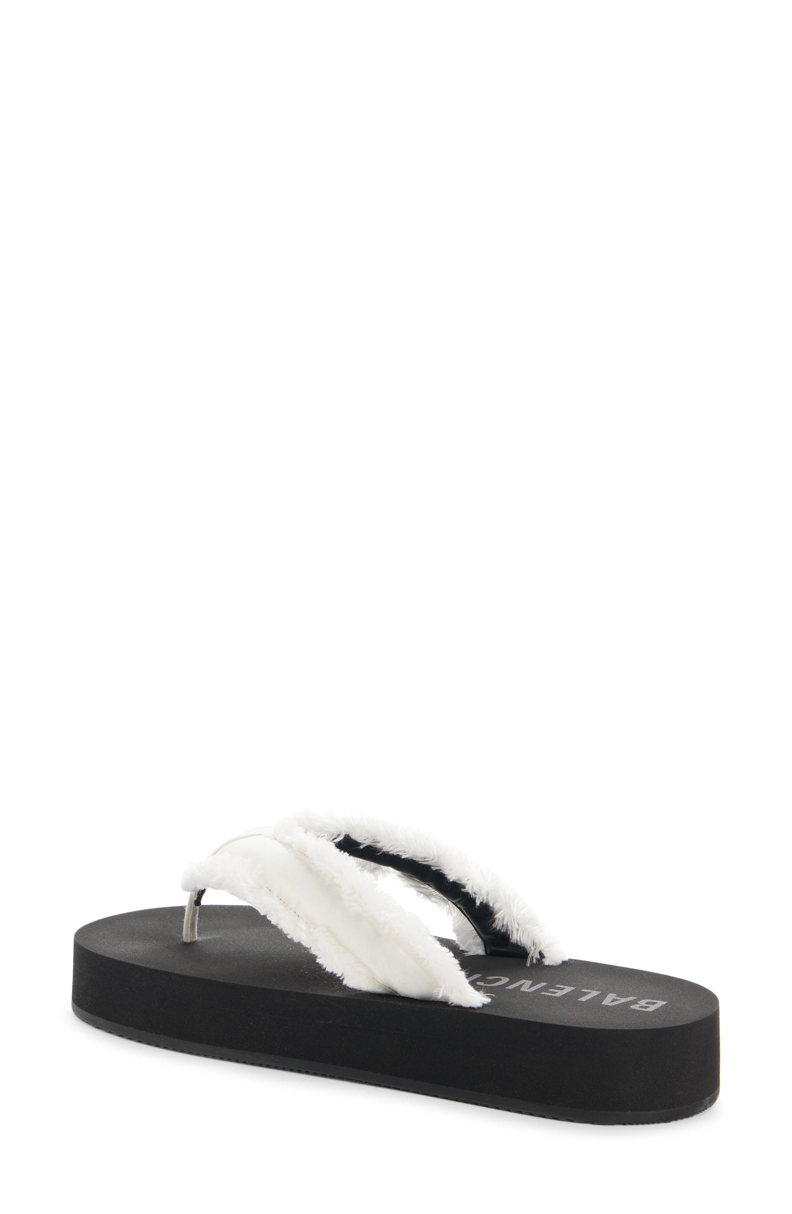 Balenciaga Jet Lag Platform Flip Flop, Alternate, color, White