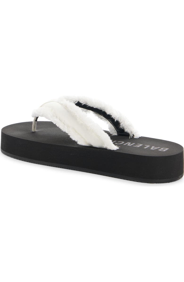 Balenciaga Jet Lag Platform Flip Flop, Alternate, color, White