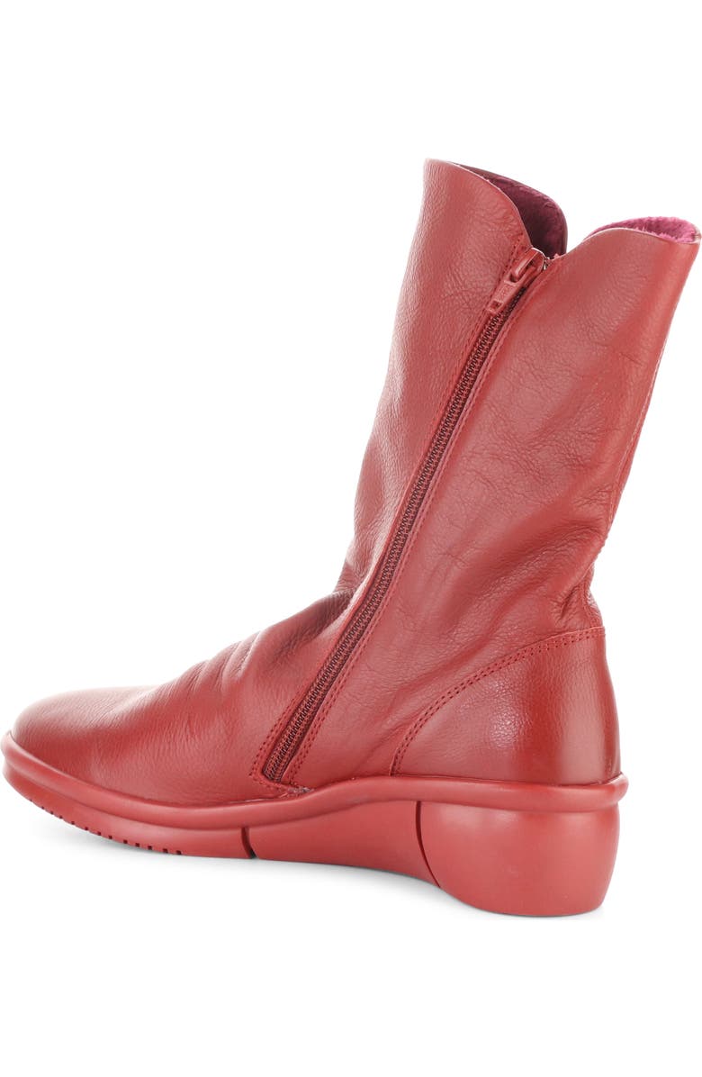 Softinos by Fly London Rott Wedge Boot, Alternate, color, Red