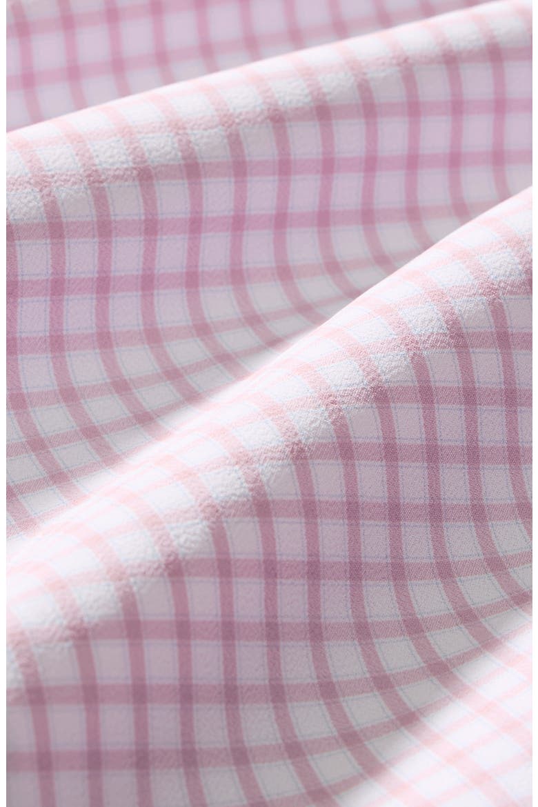 Leeward Trim Fit Plaid Performance Button-Up Shirt, Alternate, color, THISTLE MORGAN PLAID