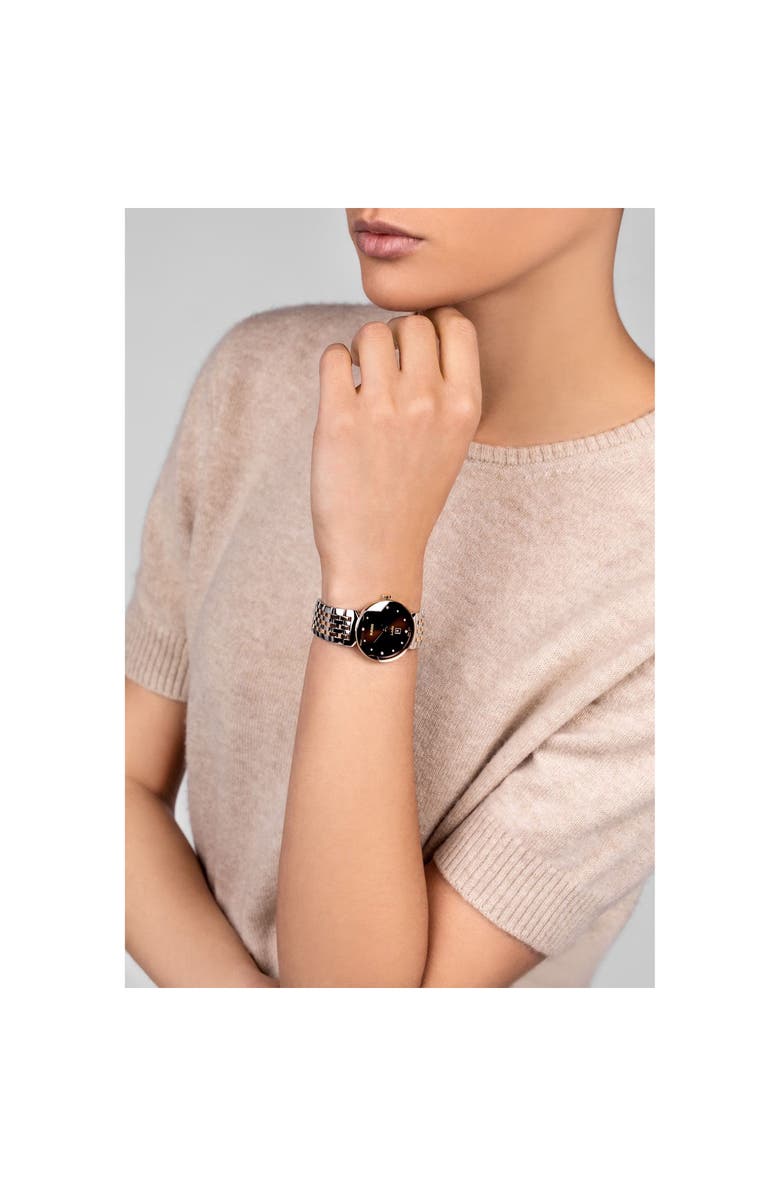 RADO Florence Diamond Bracelet Watch, 30mm, Alternate, color, 