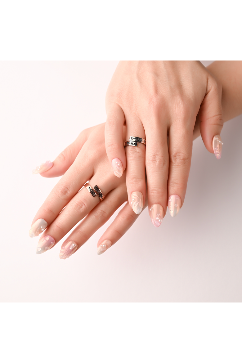 Shell Glow Nail Set, Alternate, color, Pink