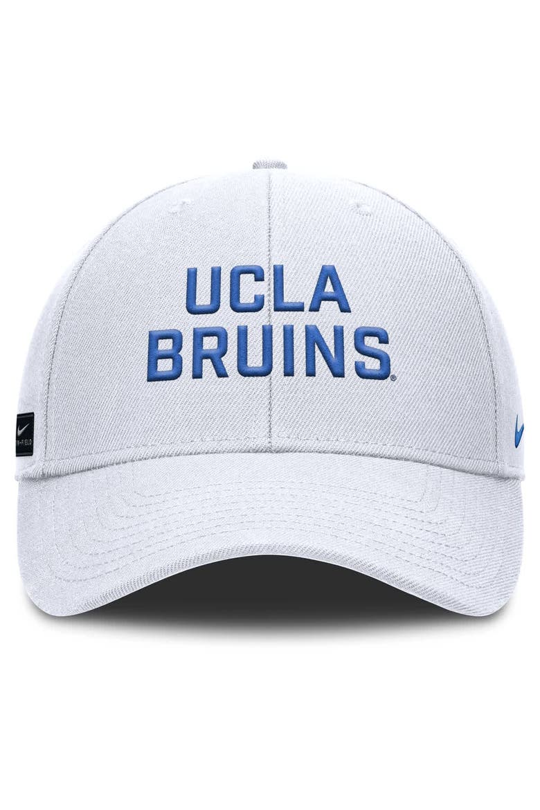 Men's Nike  White UCLA Bruins Rise Practice Adjustable Hat, Alternate, color, White