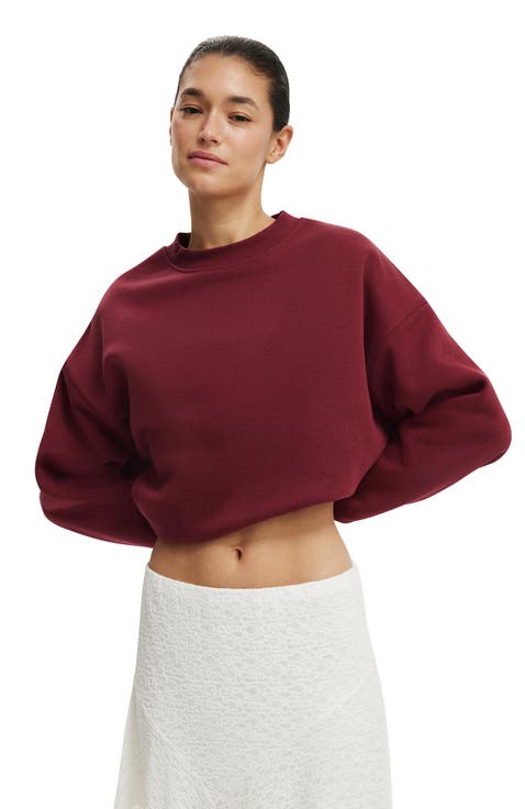 Women's Oversized Fleece Sweatshirt