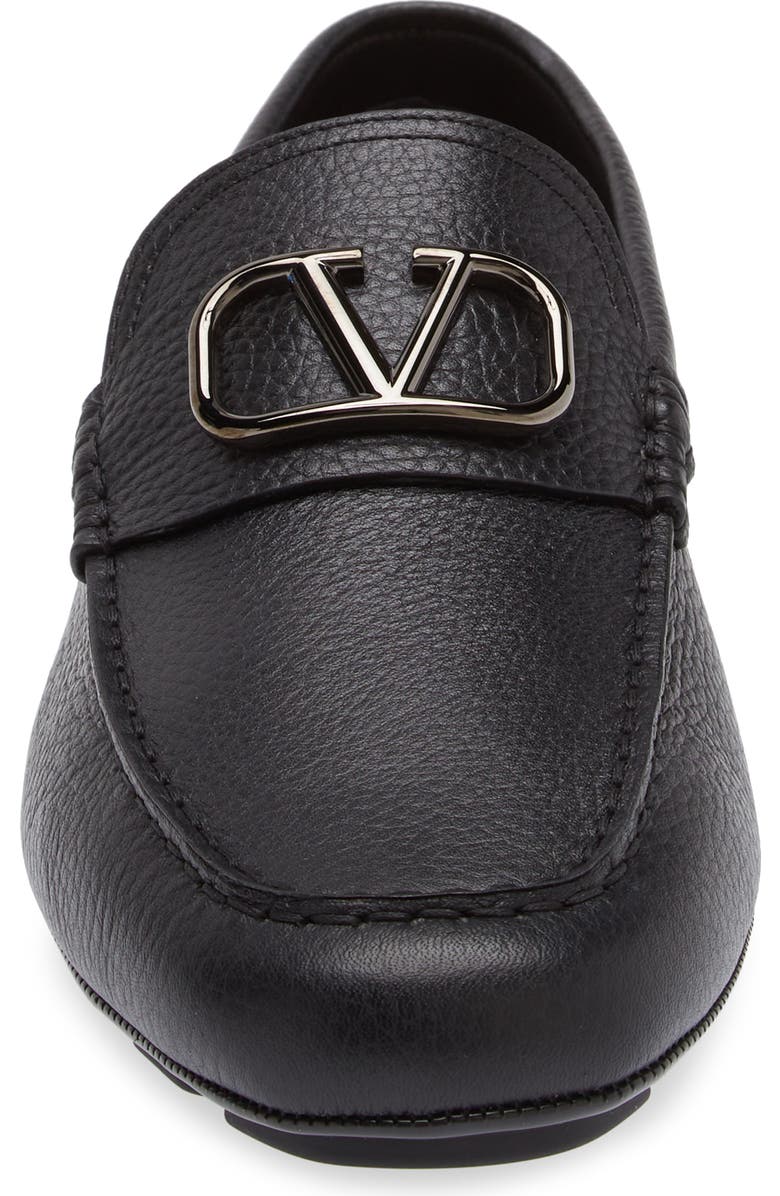 Valentino Garavani VLOGO Driving Shoe, Alternate, color, 0No-Nero