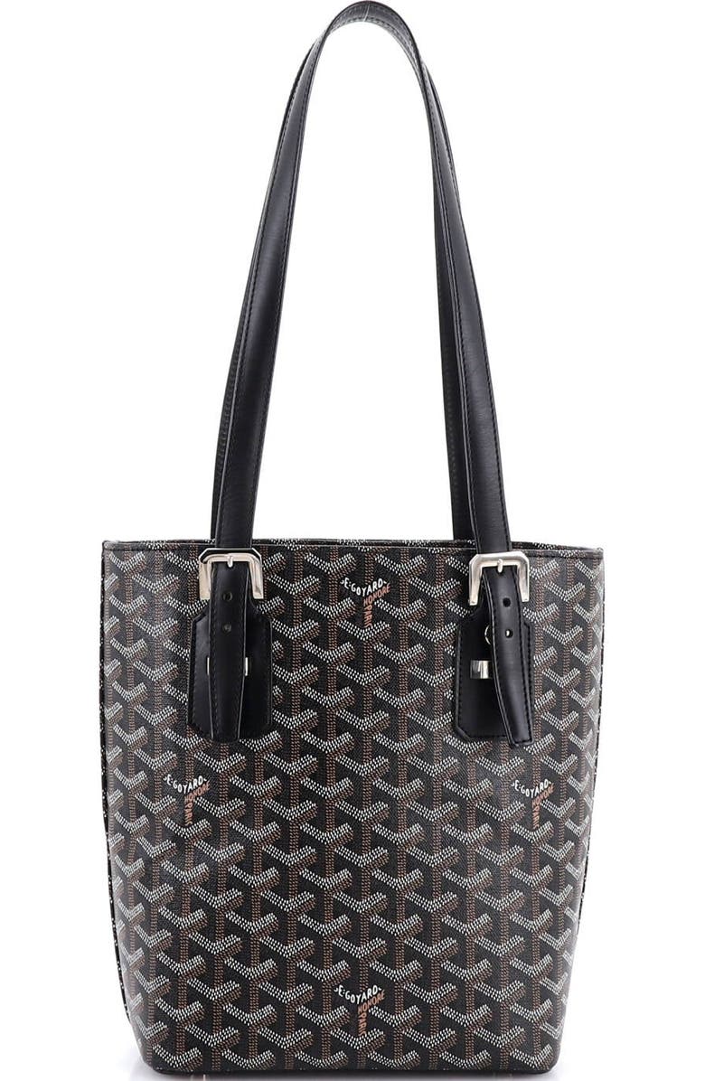 Pre-Owned Goyard Marie Galante Bag Coated Canvas PM, Alternate, color, Black