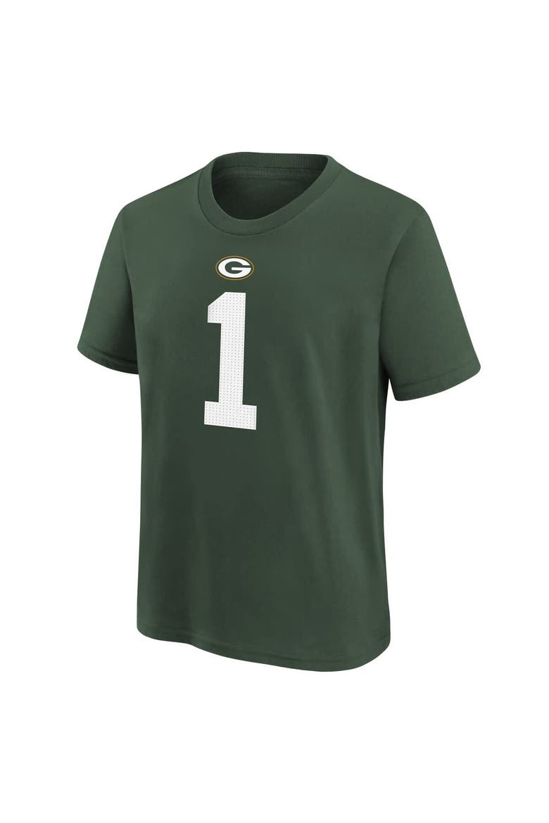 Youth Nike Micah Parsons Green Green Bay Packers Player Name & Number T-Shirt, Alternate, color, Green