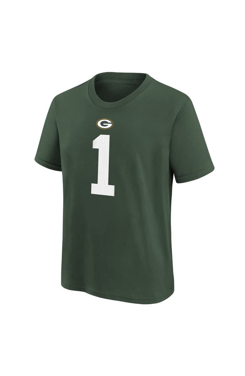 Nike Youth Nike Micah Parsons Green Green Bay Packers Player Name & Number T-Shirt, Alternate, color, Green