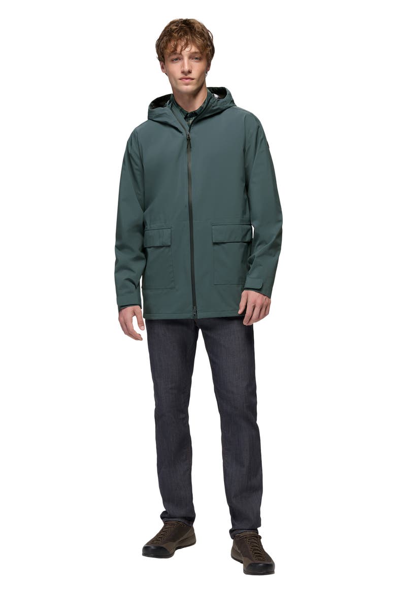 Wildtide Rain Parka, Alternate, color, GREY BLUE