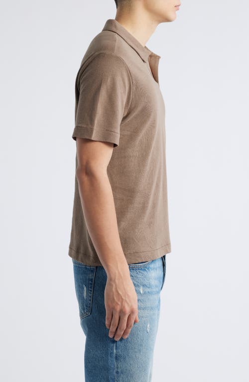 MERZ B SCHWANEN MERZ B SCHWANEN JOHNNY COLLAR LINEN & ORGANIC COTTON POLO