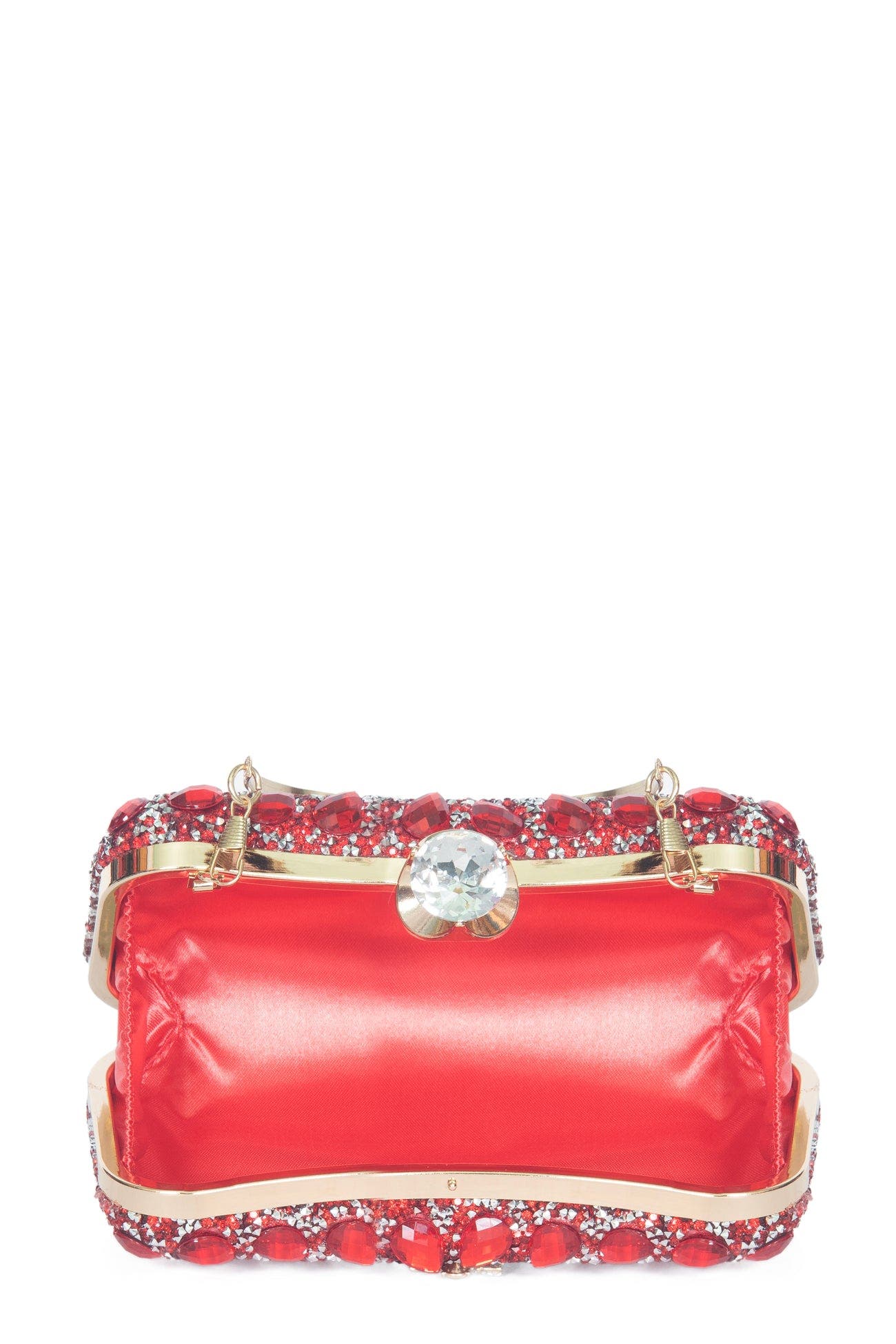 Elegant Clutch, Alternate, color, RED