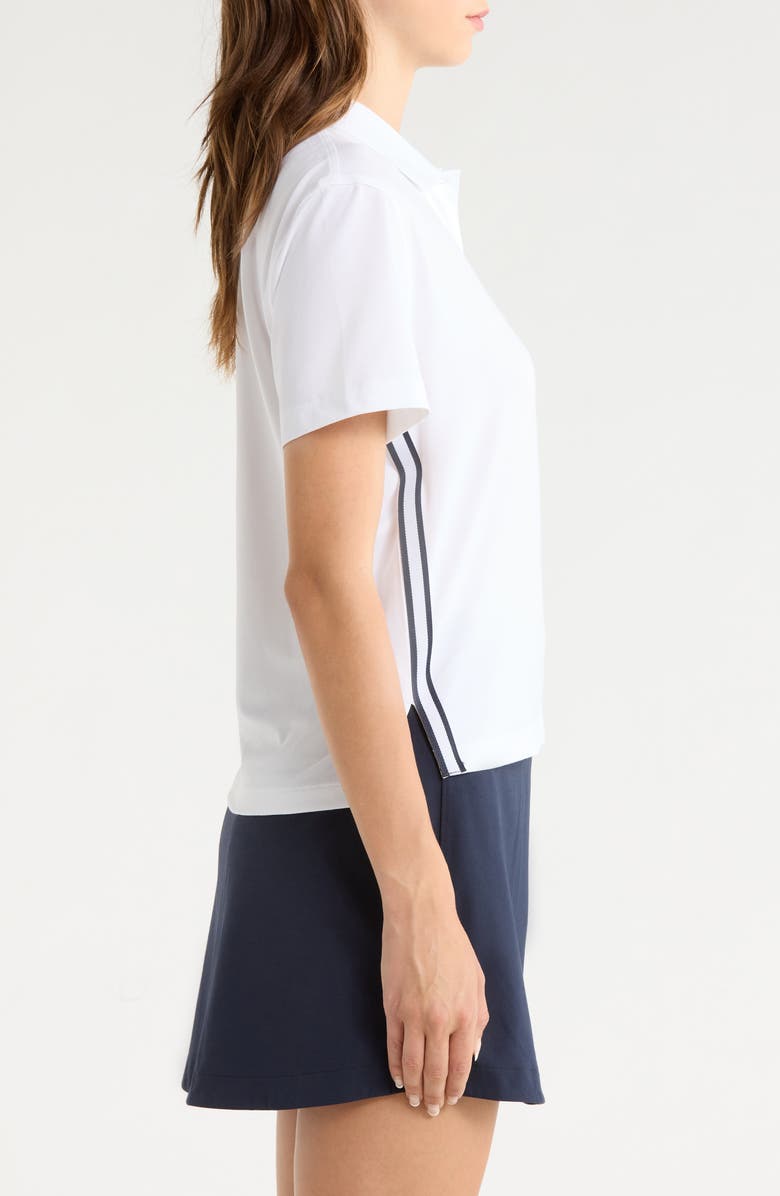 G/FORE Tux Boxy Golf Polo, Alternate, color, Snow