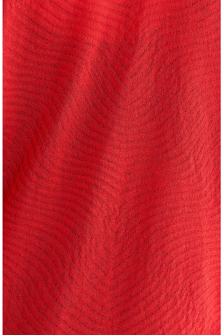 Open Front Cardigan, Alternate, color, BEGONIA RED