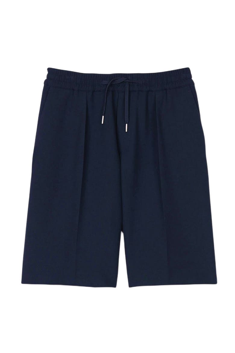 Jersey Bermuda shorts, Alternate, color, Navy blue