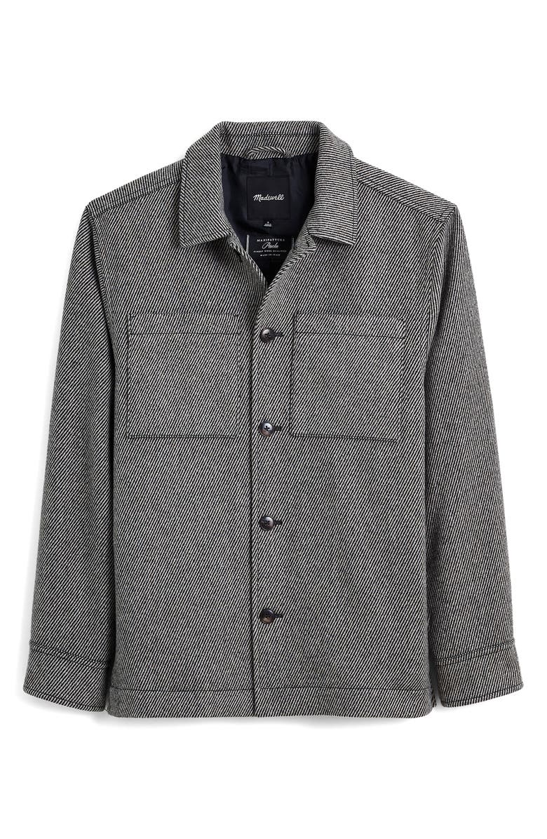 Madewell Wool Blend Shirt Jacket, Alternate, color, 
