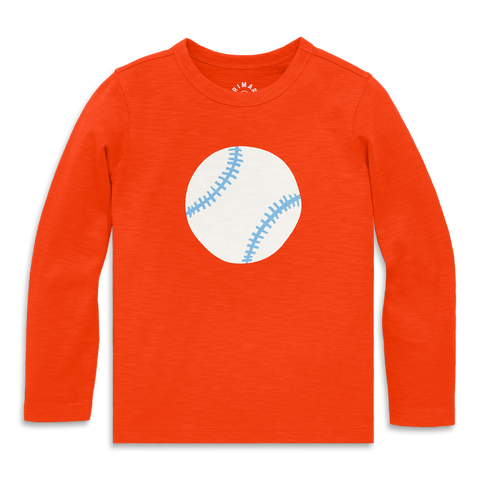 Kids Long Sleeve Baseball Tee