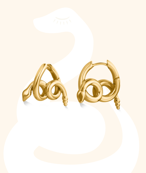 Karyn Snake Earrings